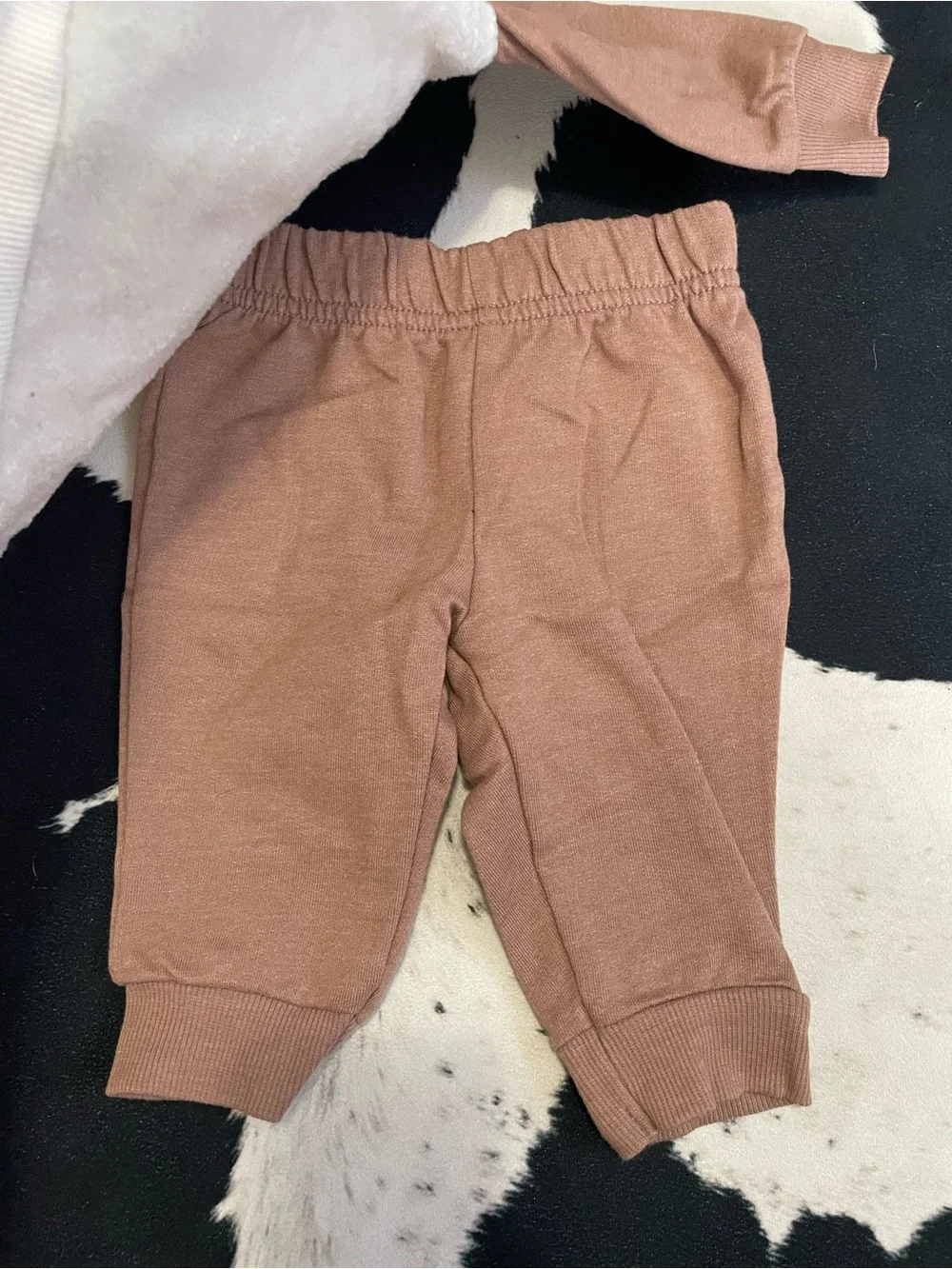 2/$12 Carter's Cozy Moose Set in Brown and Cream
